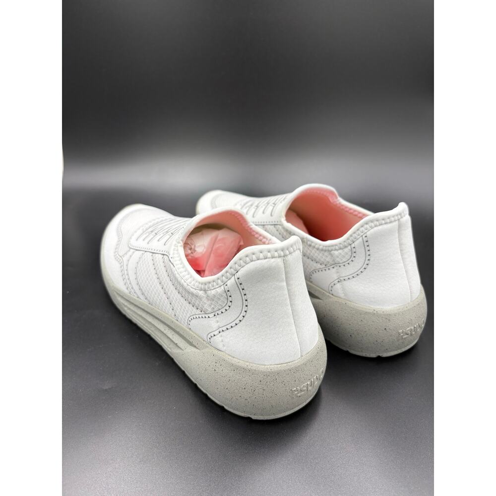 Psudo Men’s Court White Slip On Sneakers Size 10 New with Box - Picture 2 of 6